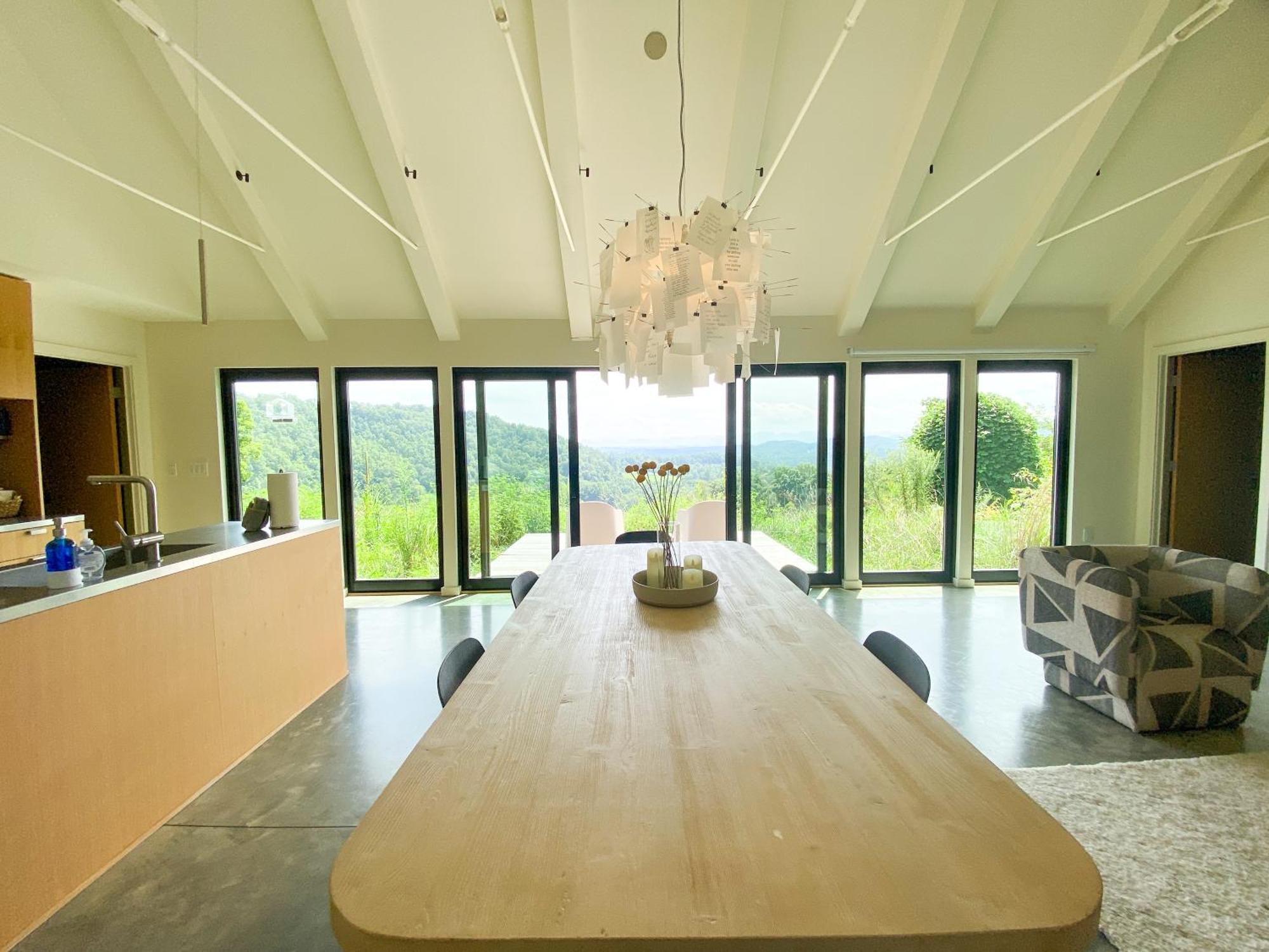 הוילה Morgan Branch Cabin In Marshall מראה חיצוני תמונה