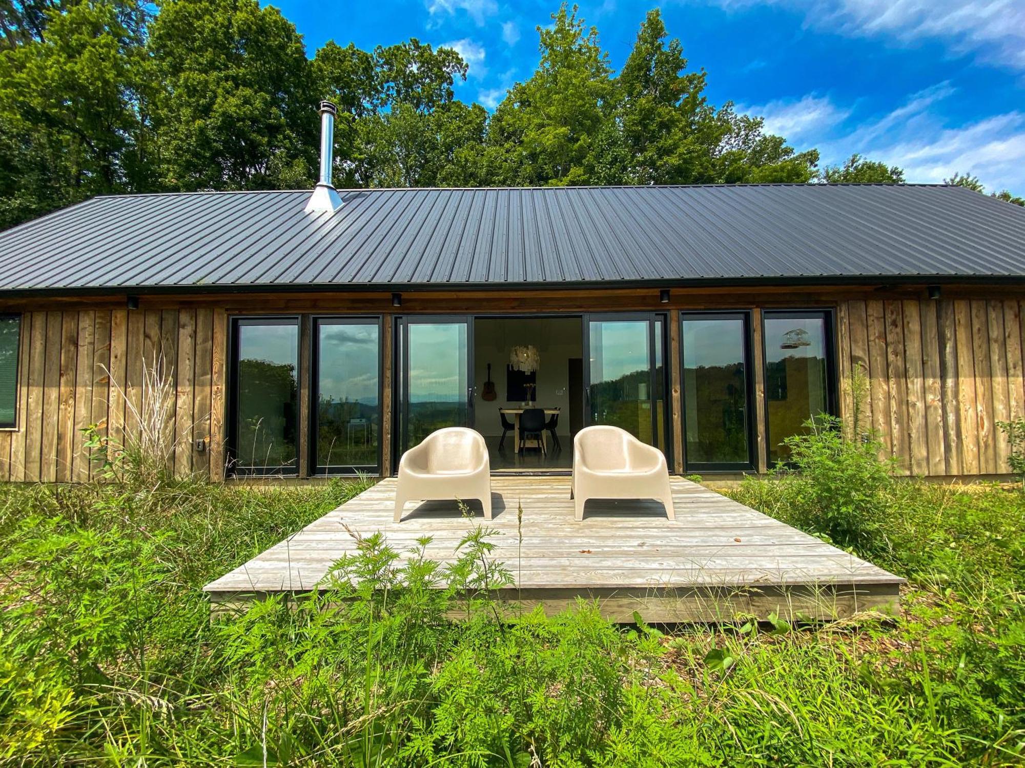 הוילה Morgan Branch Cabin In Marshall מראה חיצוני תמונה